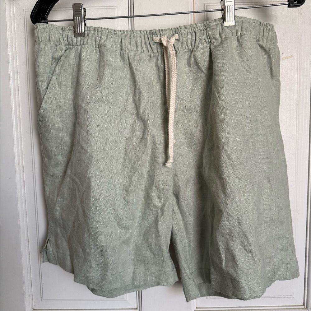 Alex Crane 100% Linen Bo Shorts - Made in USA